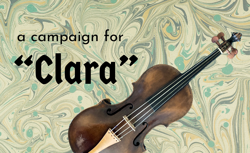 A Campaign for "Clara" cover photo