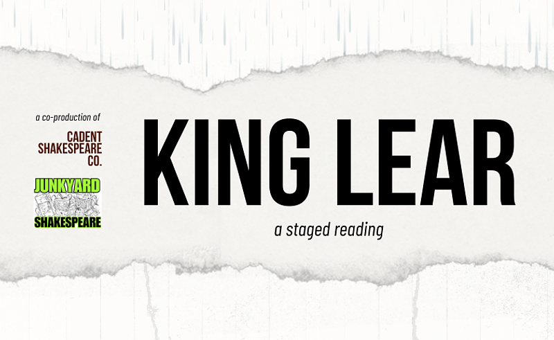 King Lear, a staged reading cover photo