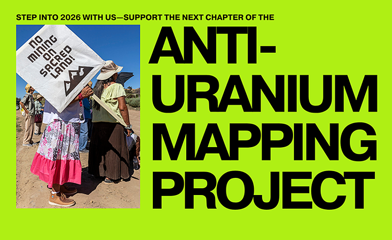 Anti-Uranium Mapping Project: Winter Fundraiser cover photo
